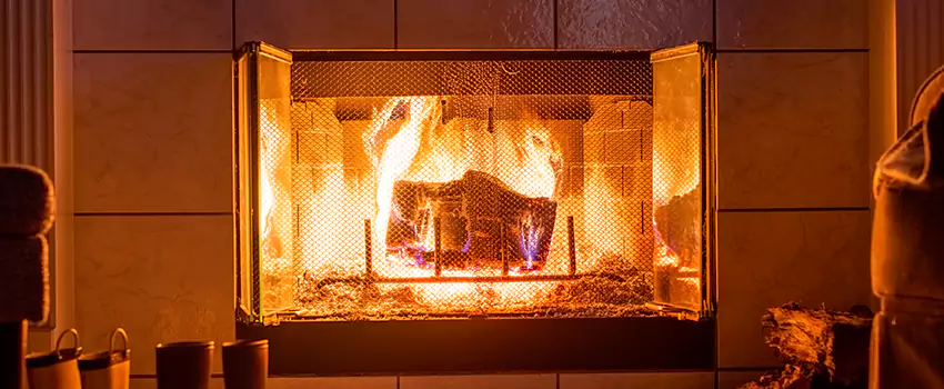 Mendota Hearth Landscape Fireplace Installation in Tifton, Georgia